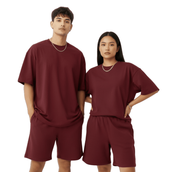 Oversized Optic Washed 250 GSM French Terry Shorts